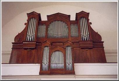Buffet de l'orgue de Saint-Hippolyte-du-Fort