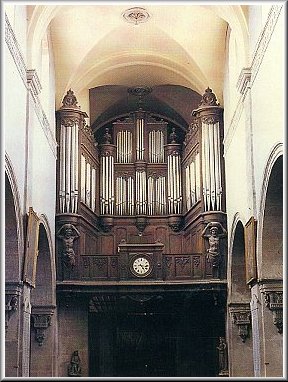 Buffet de l'orgue de Saint Dizier